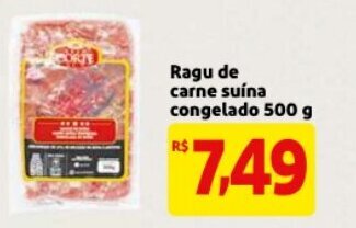 Mercado Extra Ragu de Carne Suina Congelado 500g oferta