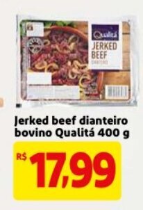 Mercado Extra Jerked Beef dianteiro bovino Qualita 400g oferta