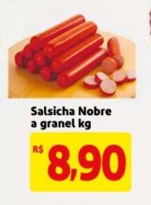 Mercado Extra Salsicha Nobre a granel 1kg oferta