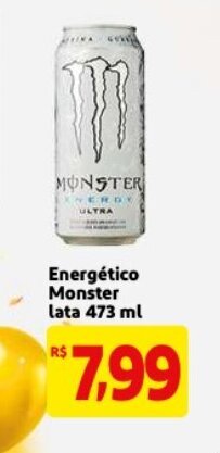 Mercado Extra Energetico Monster lata 473ml oferta