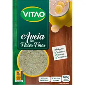 Aveia vitao flocos finos 200g