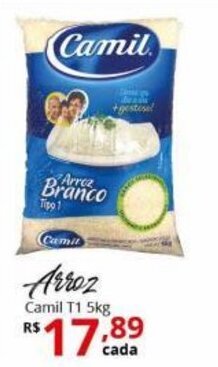 Arroz Camil T1 5kg