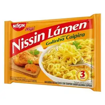 Serrano Supermercado Macarrão instantâneo galinha caipira nissin lámen 85g oferta