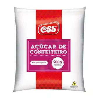 Açúcar de confeiteiro cbs 500g
