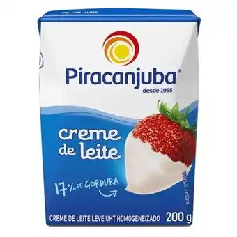 Serrano Supermercado Creme de leite piracanjuba caixa 200g oferta