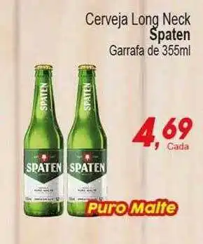 Villefort Atacadista Cerveja Long Neck Spaten oferta