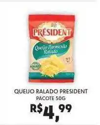 Boa Supermercados Queijo Ralado President oferta