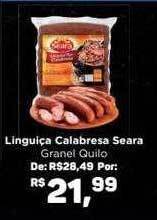 Boa Supermercados Linguiça Calabresa Seara oferta