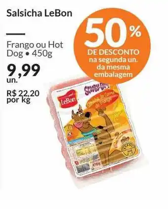 Zaffari Salsicha Lebon oferta