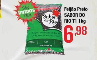 Supermercados Unidos Feijão Preto Sabor Do Rio T1 oferta