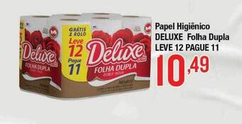 Supermercados Unidos Papel Higiênico Deluxe Folha Dupla Leve 12 Pague 11 oferta