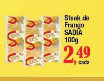 Supermercados Unidos Steak De Frango Sadia oferta