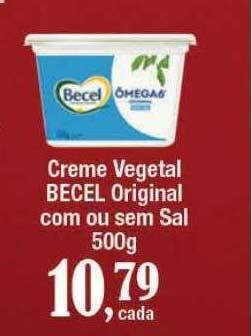 Creme Vegetal Becel Original Com Ou Sem Sal