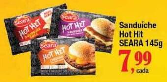 Supermercados Unidos Sanduiche Hot Hit Seara oferta