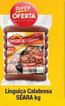 Supermercados Unidos Linguiça Calabresa Seara oferta