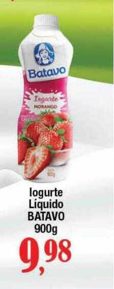 Supermercados Unidos Iogurte Líquido Batavo oferta