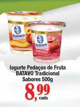 Supermercados Unidos Iogurte Pedaços De Fruta Batavo Tradicional Sabores oferta