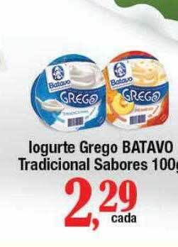Supermercados Unidos Iogurte Grego Batavo Tradicional Sabores oferta