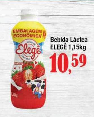 Supermercados Unidos Bebida Láctea Elegê oferta