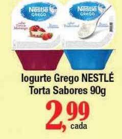 Supermercados Unidos Iogurte Grego Nestlé Torta Sabores oferta