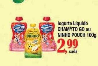 Supermercados Unidos Iogurte Líquido Chamyto Go Ou Ninho Pouch oferta