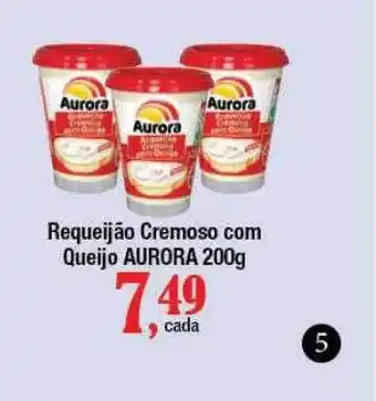 Supermercados Unidos Requeijão Cremoso Com Queijo Aurora oferta