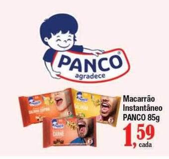 Supermercados Unidos Macarrão Instantâneo Panco oferta
