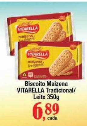 Supermercados Unidos Biscoito Maizena Vitarella Tradicional Leite oferta