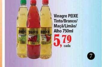 Supermercados Unidos Vinagre Peixe Tinto Branco Maçã Limão Alho oferta