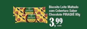 Supermercados Unidos Biscoito Leite Maltado Com Cobertura Sabor Chocolate Piraquê oferta