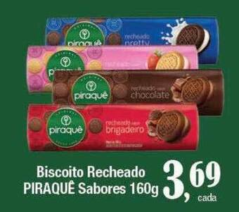 Supermercados Unidos Biscoito Recheado Piraquê Sabores oferta