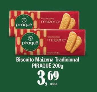 Biscoito Maizena Tradicional Piraquê