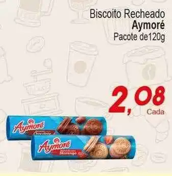 Villefort Atacadista Biscoito Recheado Aymoré oferta