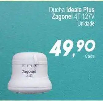 Ducha Ideale Plus Zagonel 4t 127v Unidade