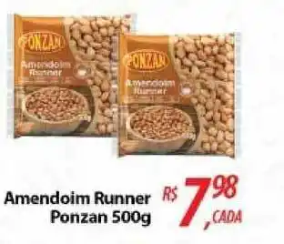 Amendoim Runner Ponzan 500g