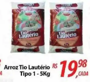 Abevê Supermercados Arroz Tio Lautério Tipo 1 5kg oferta