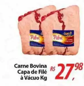Abevê Supermercados Carne Bovina Capa De Filé A Vacuo 1kg oferta