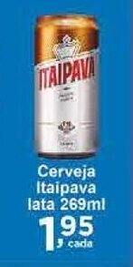 Rossi Supermercado Cerveja Itaipava lata 269ml oferta