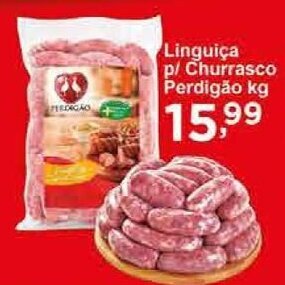 Rossi Supermercado Linguica p/ Churrasco Perdigao 1kg oferta