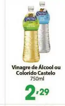 Coocerqui Vinagre De álcool Ou Colorido Castelo 750ml oferta