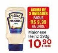 Rossi Supermercado Maionese Heinz 390g oferta