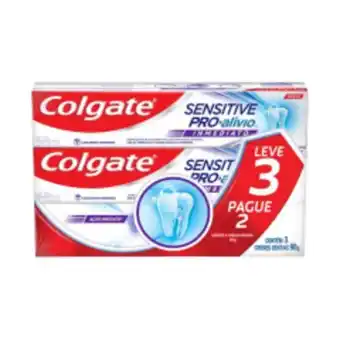 Supermercados Mundial Creme dental colgate pro alivio sensitive 90g leve 3 pague 2 oferta