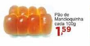 Rossi Supermercado Pao de Mandioquinha cada 100g oferta