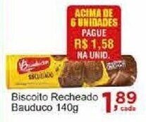 Rossi Supermercado Biscoito Recheado Bauducco 140g oferta
