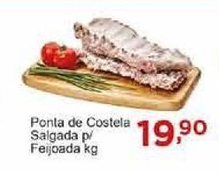 Rossi Supermercado Ponta de Costela Salgada p/  feijoaada 1kg oferta