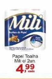 Rossi Supermercado Papel Toalha Mili c/2 oferta