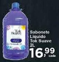 Rossi Supermercado Sabonete Liquido Tok Suave 2L oferta