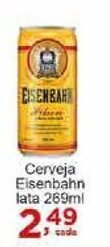 Rossi Supermercado Cerveja Eisenbahn lata 269ml oferta