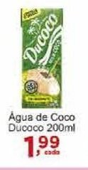 Rossi Supermercado Agua de Coco Ducoco 200ml oferta