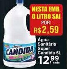 Rossi Supermercado Agua Sanitaria Super Candida 1L oferta
